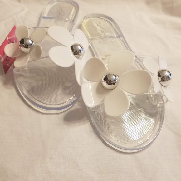 Clear Retro flipflop Jellies - Picture 7 of 11
